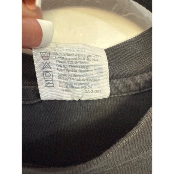 Hanes Mens Vintage Garth Brooks Graphic T-Shirt Black Cotton Large Classic Fit - Picture 6 of 6